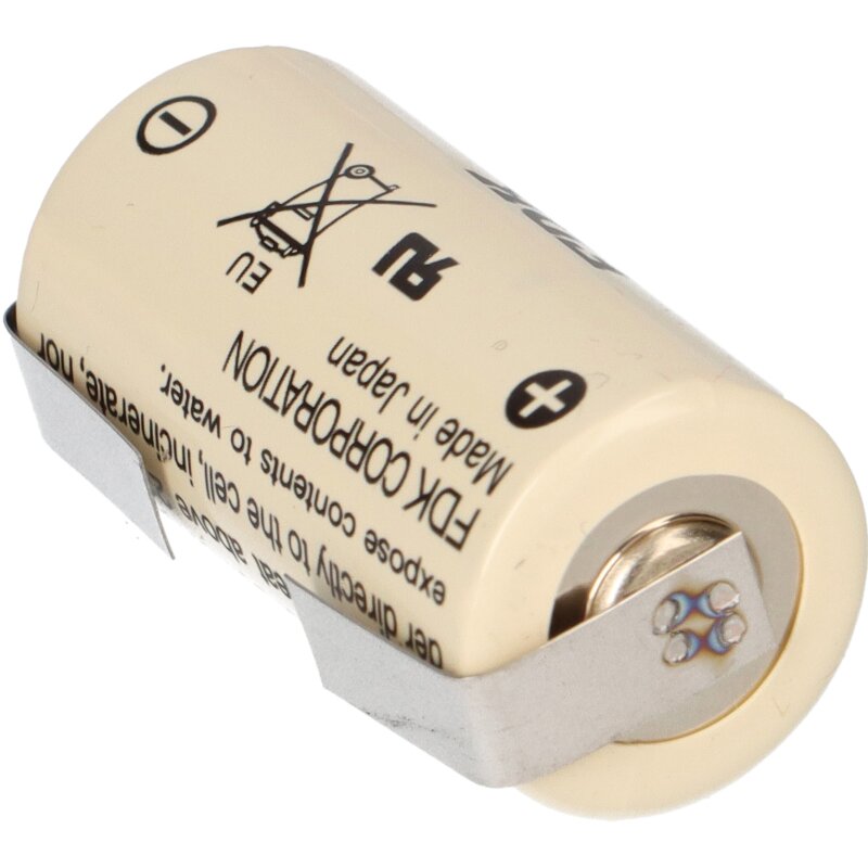 FDK Lithium 3V Batterie CR 17335SE 2/3A - Zelle LF U-Form von FDK (ehemals Sanyo)