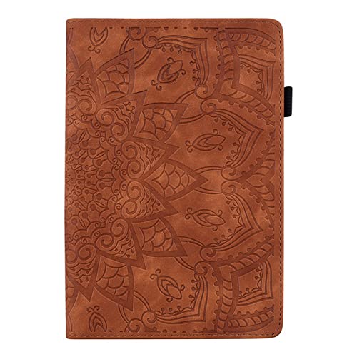 FDPEISHI Amazon Kindle Paperwhite 5 2021 6.8 Inch | Compatible with 11Th Generation (2021 Release) Embossed Leather Funda Kindle Paperwhite Signature Edition Ereader,Brown,Flower,Paperwhite 11Th 2021 von FDPEISHI