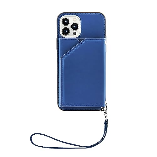 FDUJINH Brieftasche Hülle Für iPhone 16 Pro Max/16 Pro/16 Plus/16, Kartenfach Standfunktion Lederhülle Stoßfest Mit Handschlaufe,Blau,16 Pro Max FDUJINH Brieftasche Hülle Für iPhone 16 Pro Max/16 Pro/16 Plus/16, Kartenfach Standfunktion Lederhülle Stoßfest Mit Handschlaufe,Blau,16 Pro Max von FDUJINH