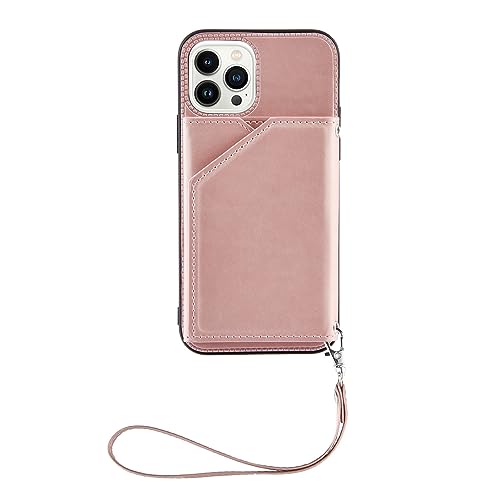 FDUJINH Brieftasche Hülle Für iPhone 16 Pro Max/16 Pro/16 Plus/16, Kartenfach Standfunktion Lederhülle Stoßfest Mit Handschlaufe,Rosa,16 Pro Max FDUJINH Brieftasche Hülle Für iPhone 16 Pro Max/16 Pro/16 Plus/16, Kartenfach Standfunktion Lederhülle Stoßfest Mit Handschlaufe,Rosa,16 Pro Max von FDUJINH