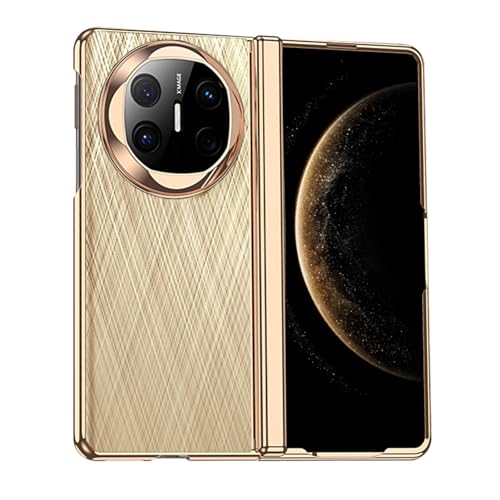 FDUJINH Handyhülle Für Huawei Mate X6, Leder Hülle Mit Scharnier Kratzfeste Displayschutz Ganzkörperschutz Stoßfest Abdeckung,Gold,Mate X6 FDUJINH Handyhülle Für Huawei Mate X6, Leder Hülle Mit Scharnier Kratzfeste Displayschutz Ganzkörperschutz Stoßfest Abdeckung,Gold,Mate X6 von FDUJINH