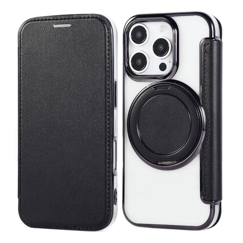 FDUJINH Hülle Brieftasche Für iPhone 16 Pro Max/16 Pro/16 Plus/16, Magnetischer Leder Schutzhülle Stossfest Klarer Rückseite Handyhülle,Schwarz,16 Plus FDUJINH Hülle Brieftasche Für iPhone 16 Pro Max/16 Pro/16 Plus/16, Magnetischer Leder Schutzhülle Stossfest Klarer Rückseite Handyhülle,Schwarz,16 Plus von FDUJINH