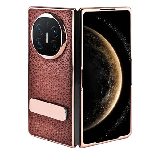 FDUJINH Hülle Für Huawei Mate X6, Faltbare Ständer Echtleder Handyhülle Mit Eingebaute Schutzfolie Objektivs Schutzhülle,Rot,Mate X6 FDUJINH Hülle Für Huawei Mate X6, Faltbare Ständer Echtleder Handyhülle Mit Eingebaute Schutzfolie Objektivs Schutzhülle,Rot,Mate X6 von FDUJINH