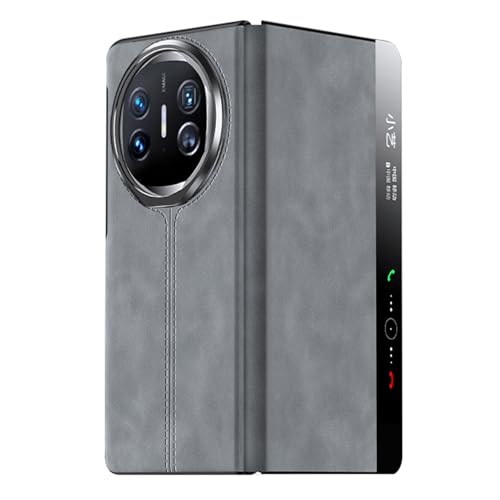 FDUJINH Hülle Für Huawei Mate X6, Flip View Fenster Lederhülle Mit Ständer Luxury Rundumschutz Stoßfest Handyhülle,Grau,Mate X6 FDUJINH Hülle Für Huawei Mate X6, Flip View Fenster Lederhülle Mit Ständer Luxury Rundumschutz Stoßfest Handyhülle,Grau,Mate X6 von FDUJINH