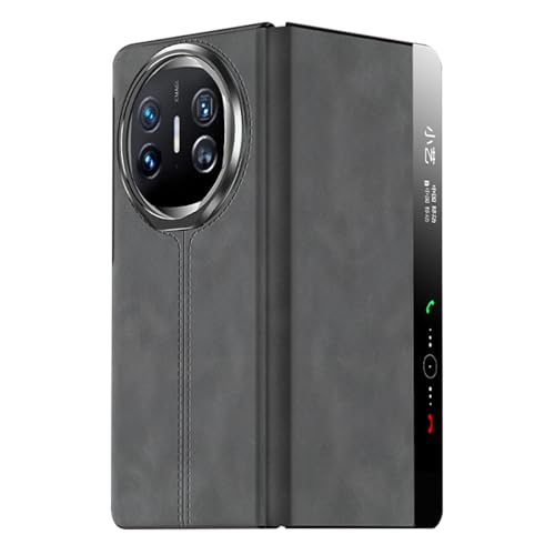 FDUJINH Hülle Für Huawei Mate X6, Flip View Fenster Lederhülle Mit Ständer Luxury Rundumschutz Stoßfest Handyhülle,Schwarz,Mate X6 FDUJINH Hülle Für Huawei Mate X6, Flip View Fenster Lederhülle Mit Ständer Luxury Rundumschutz Stoßfest Handyhülle,Schwarz,Mate X6 von FDUJINH