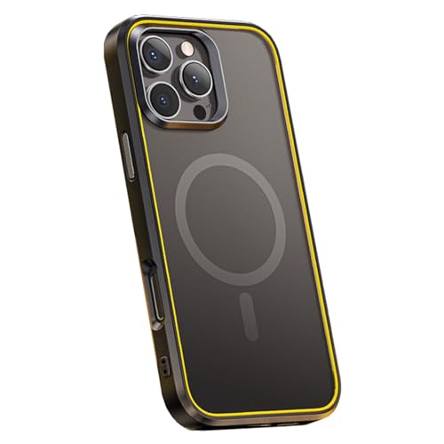 FDUJINH Hülle Für iPhone 16 Pro Max/16 Pro, Magnetisches Handyhülle Durchscheinende Stossfest Rücken Kameraschutz Abdeckung,Schwarz,16 Pro FDUJINH Hülle Für iPhone 16 Pro Max/16 Pro, Magnetisches Handyhülle Durchscheinende Stossfest Rücken Kameraschutz Abdeckung,Schwarz,16 Pro von FDUJINH