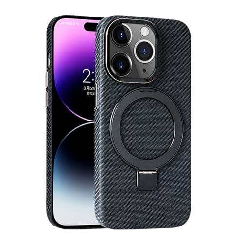FDUJINH Hülle Für iPhone 16 Pro Max/16 Pro/16, Kohlefaser Magnetischer Ring Ständer Handyhülle Kohlefaser Muster Dünne Fall Schutzhülle,Schwarz,16 Pro Max FDUJINH Hülle Für iPhone 16 Pro Max/16 Pro/16, Kohlefaser Magnetischer Ring Ständer Handyhülle Kohlefaser Muster Dünne Fall Schutzhülle,Schwarz,16 Pro Max von FDUJINH