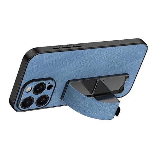 FDUJINH Hülle Für iPhone 16 Pro Max/16 Pro/16, Verstellbarer Handgelenkband Ständer Lederhülle Vollständig Kameraschutz Handyhülle,Blau,16 Pro FDUJINH Hülle Für iPhone 16 Pro Max/16 Pro/16, Verstellbarer Handgelenkband Ständer Lederhülle Vollständig Kameraschutz Handyhülle,Blau,16 Pro von FDUJINH