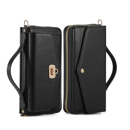 FDUJINH Hülle Für iPhone 16 Pro Max/16 Pro/16 Plus/16, Abnehmbare Magnetische Brieftasche Leder Handyhüllen Schultergurt Handschlaufe Abdeckung,Schwarz,16 Pro Max FDUJINH Hülle Für iPhone 16 Pro Max/16 Pro/16 Plus/16, Abnehmbare Magnetische Brieftasche Leder Handyhüllen Schultergurt Handschlaufe Abdeckung,Schwarz,16 Pro Max von FDUJINH