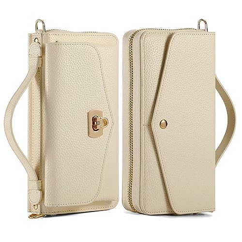 FDUJINH Hülle Für iPhone 16 Pro Max/16 Pro/16 Plus/16, Abnehmbare Magnetische Brieftasche Leder Handyhüllen Schultergurt Handschlaufe Abdeckung,Weiß,16 Pro Max FDUJINH Hülle Für iPhone 16 Pro Max/16 Pro/16 Plus/16, Abnehmbare Magnetische Brieftasche Leder Handyhüllen Schultergurt Handschlaufe Abdeckung,Weiß,16 Pro Max von FDUJINH