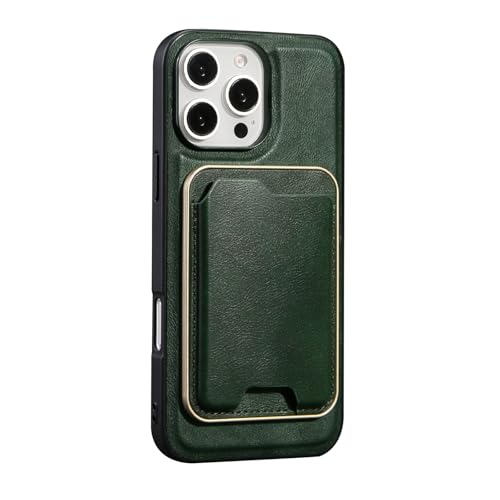 FDUJINH Hülle Für iPhone 16 Pro Max/16 Pro/16 Plus/16, Magnetisch Demontage Kartenfächern Brieftasche Leder Handyhülle Sturzsicher,Grün,16 Pro Max FDUJINH Hülle Für iPhone 16 Pro Max/16 Pro/16 Plus/16, Magnetisch Demontage Kartenfächern Brieftasche Leder Handyhülle Sturzsicher,Grün,16 Pro Max von FDUJINH