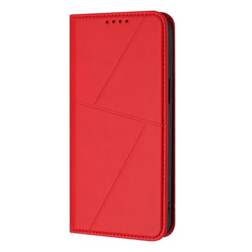 FDUJINH Leder Hülle Für iPhone 16 Pro Max/16 Pro/16 Plus/16, Klapphülle Brieftasche Mit Kartenfach Ständer Stoßfestes Flip Cover,Rot,16 Plus FDUJINH Leder Hülle Für iPhone 16 Pro Max/16 Pro/16 Plus/16, Klapphülle Brieftasche Mit Kartenfach Ständer Stoßfestes Flip Cover,Rot,16 Plus von FDUJINH