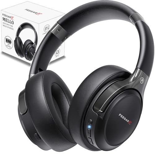Feegar Bluetooth-Kopfhörer über Ohr, 65 Stunden Spielzeit und 6 EQ-Musikmodi, kabellose Kopfhörer mit Mikrofon, HiFi-Stereo, faltbares leichtes Headset, tiefer Bass für Zuhause, Büro, Handy, PC Feegar Bluetooth-Kopfhörer über Ohr, 65 Stunden Spielzeit und 6 EQ-Musikmodi, kabellose Kopfhörer mit Mikrofon, HiFi-Stereo, faltbares leichtes Headset, tiefer Bass für Zuhause, Büro, Handy, PC von FEEGAR F