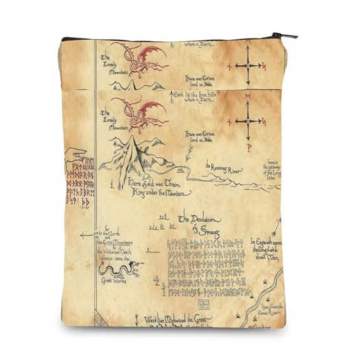 FEELMEM Lord Rings Hobbit-Filmgeschenk, Thrors Karte, Buchumschläge für Taschenbuch, buchmäßiges Geschenk für Filmfans FEELMEM Lord Rings Hobbit-Filmgeschenk, Thrors Karte, Buchumschläge für Taschenbuch, buchmäßiges Geschenk für Filmfans von FEELMEM