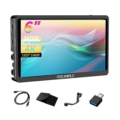 FEELWORLD FW568S 6-Zoll Full HD 1920x1080 IPS DSLR Kamera-Feldmonitor mit Wellenform LUT Peak Video Fokus F970 Externe Stromversorgung und Installationskit 3G SDI 4K HDMI Eingang 8.4 V DC Ausgang FEELWORLD FW568S 6-Zoll Full HD 1920x1080 IPS DSLR Kamera-Feldmonitor mit Wellenform LUT Peak Video Fokus F970 Externe Stromversorgung und Installationskit 3G SDI 4K HDMI Eingang 8.4 V DC Ausgang von FEELWORLD