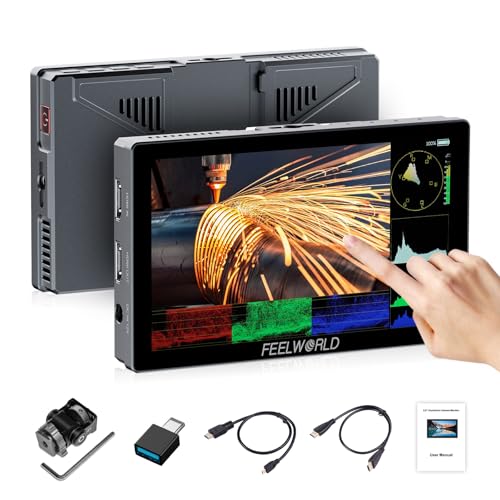 FEELWORLD P6X Kamera feldmonitor 5,5 Zoll 1000Nit Touchscreen DSLR-Kamera Monitor mit 4K 60Hz HDMI2.0 3DLUT HDR Wellenform Aluminiumgehäuse 9:16 Marker FEELWORLD P6X Kamera feldmonitor 5,5 Zoll 1000Nit Touchscreen DSLR-Kamera Monitor mit 4K 60Hz HDMI2.0 3DLUT HDR Wellenform Aluminiumgehäuse 9:16 Marker von FEELWORLD
