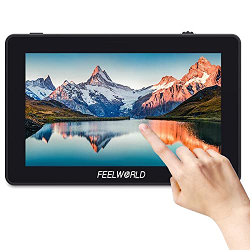 Feelworld F6 PLUSX DSLR Kamera Field Monitor 5.5 Zoll 1200 nit Touchscreen mit 4K HDMI 3D LUT Small Full HD 1920 x 1080 IPS von FEELWORLD