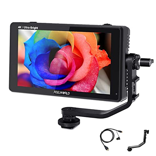 Feelworld LUT6 Zoll Touchscreen sdi Monitor 4k Ultra Bright DSLR Kamera Field Monitor mit 2600nits HDR 3D LUT 1920X1080 IPS Panel HDMI Eingang Ausgang von FEELWORLD