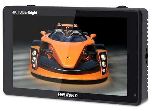 Feelworld LUT6S 6-Zoll-Touchscreen-Feldmonitor DSLR-Kameramonitor mit Utra-Helligkeit 2600nits HDR 3D-Lut-Wellenform-Histogramm, 3G-SDI 4K HDMI-Eingang Ausgang von FEELWORLD