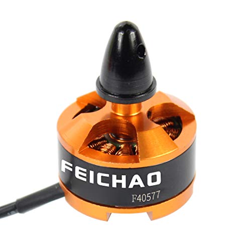 FEICHAO 1/4 Stück 1806 2400KV bürstenloser Motor 2-3S CW CCW für DIY 2-3S FPV Racing Drohne 250 CC3D 260 330 RC Quadcopter (1 Stück CCW) von FEICHAO