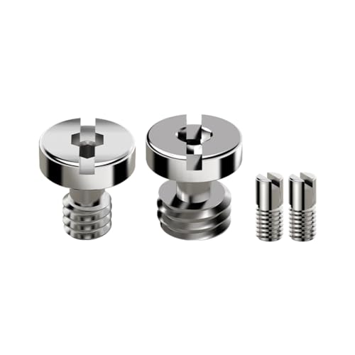FEICHAO 1/4 Zoll 3/8 Zoll Schraube M3 Positioniersäule Befestigungsschraube Adapter für DSLR Action Kamera Fotografie Festes Zubehör (Schraubenset) von FEICHAO
