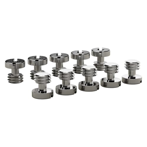 FEICHAO 1/4 Zoll 3/8 Zoll Schraube M3 Positioniersäule Befestigungsschraube Adapter für DSLR Action Kamera Fotografie festes Zubehör (10 Stück 3/8 Schrauben) von FEICHAO