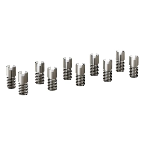 FEICHAO 1/4 Zoll 3/8 Zoll Schraube M3 Positioniersäule Montageschraube Adapter für DSLR Action Kamera Fotografie festes Zubehör (10 Stück D3,0 mm Schraube) von FEICHAO
