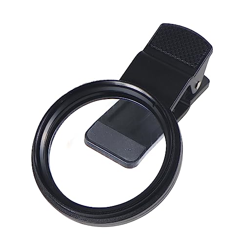 FEICHAO Handy-Kamera-Objektiv-Clip, Metallgewinde, Installation, 52 mm, UV-CPL-ND-Sternfilter-Clip (mit 6-facher Sternfilter, rundes Loch) von FEICHAO