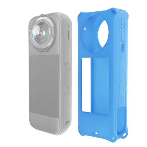 FEICHAO Kamera Schutzhülle Anti-Scratch Silikon Hülle Kompatibel mit X5 Panoramakamera (Blau) von FEICHAO
