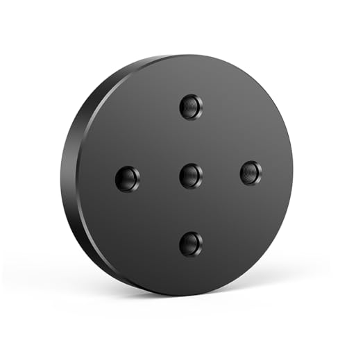FEICHAO Magnetische Basis Handyhalterung, Mini 1/4 Zoll Stativhalterung, kompatibel mit MagSafe Handyständer-Zubehör (magnetische Basis, schwarz) von FEICHAO