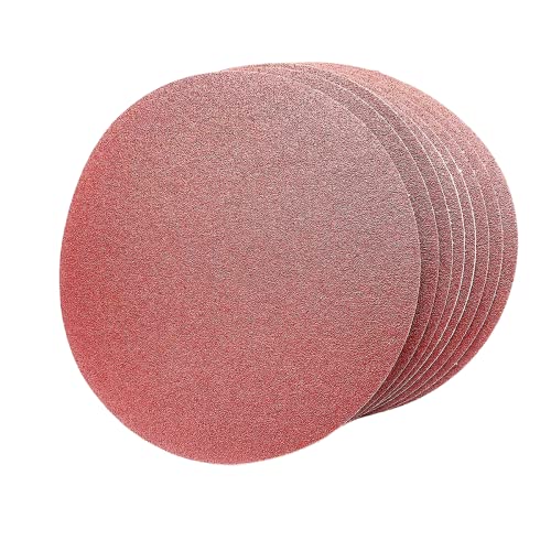 8 Stück Selbstklebendes Schleifpapier / 250 mm (10 Zoll) Schleifleinen Hochwertige Aluminiumoxid-Schleifmittel. Geeignet für die Oberflächenbehandlung von Holz, Stein und Metall - FEIHU (60 Körnung) von FEIHU