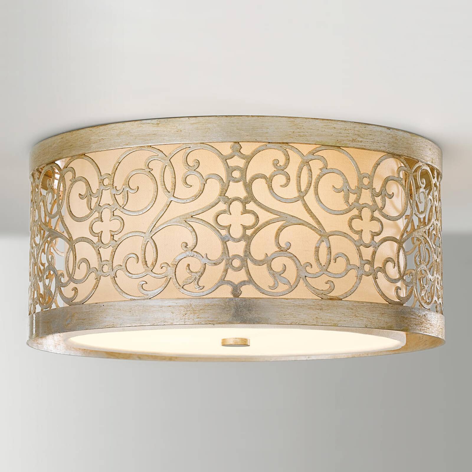 Deckenleuchte Arabesque mit Doppelschirm Deckenleuchte Arabesque mit Doppelschirm von FEISS