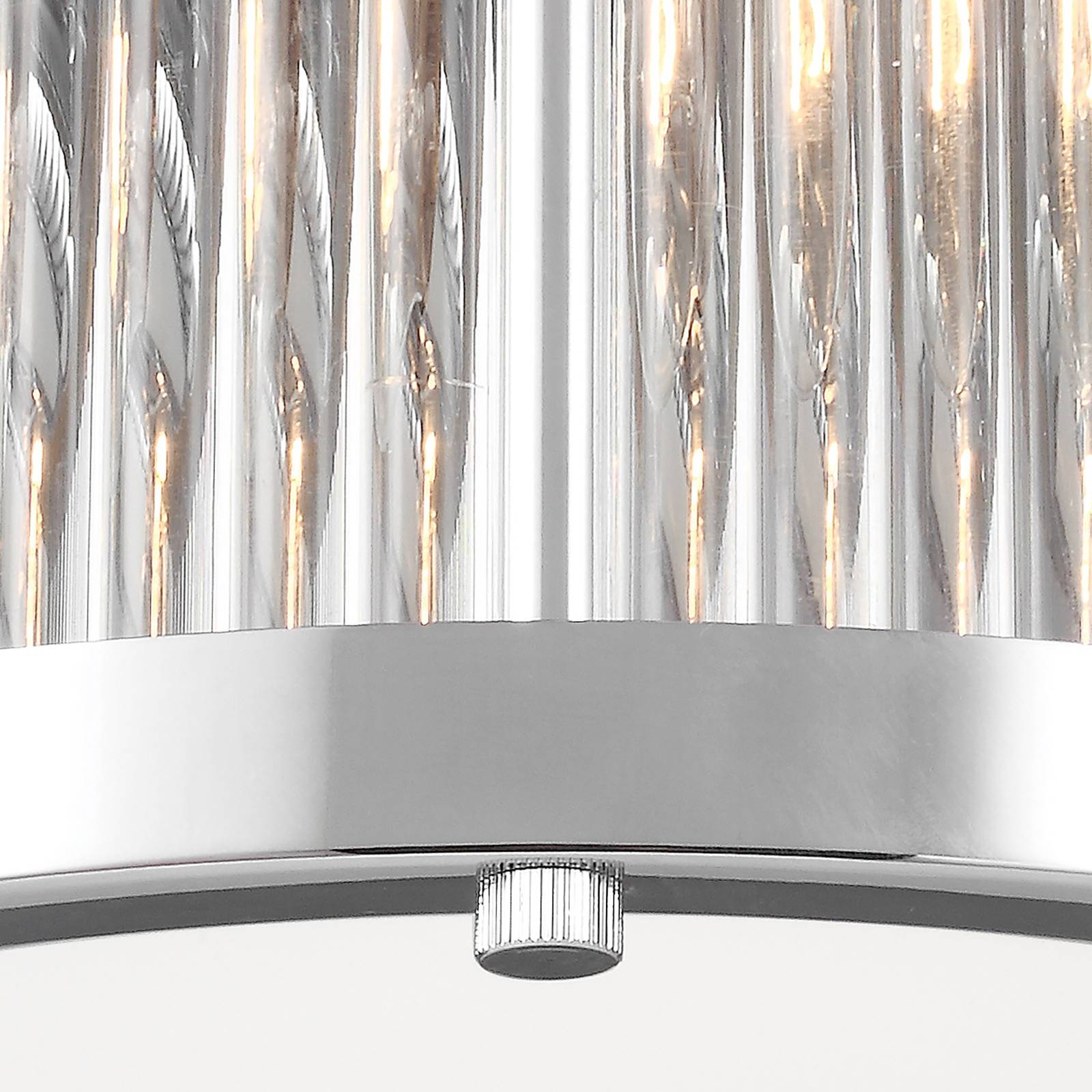 LED-Deckenleuchte Paulson IP44 chrom Ø 27,9 cm LED-Deckenleuchte Paulson IP44 chrom Ø 27,9 cm von FEISS