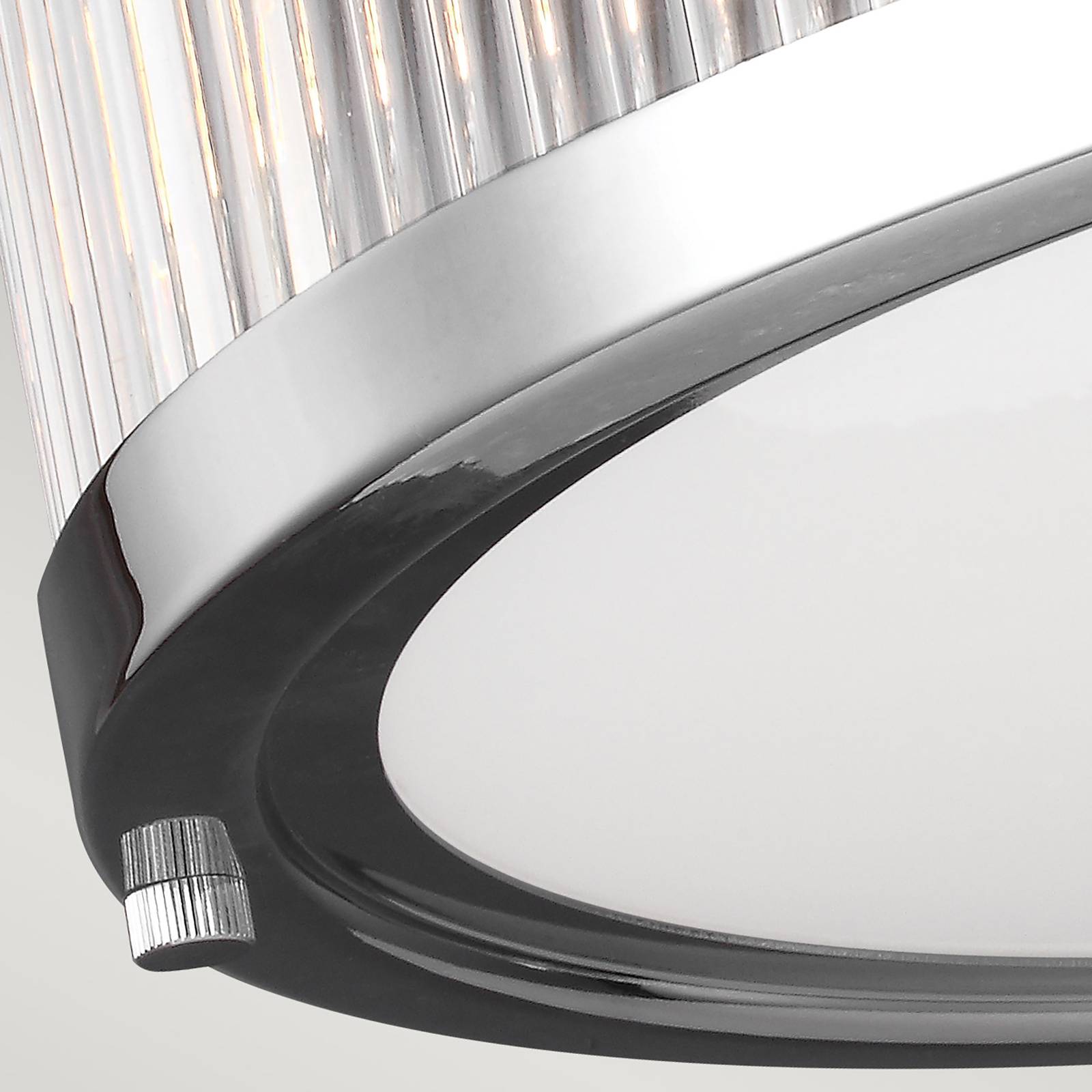 LED-Deckenleuchte Paulson IP44 chrom Ø 38,1 cm LED-Deckenleuchte Paulson IP44 chrom Ø 38,1 cm von FEISS