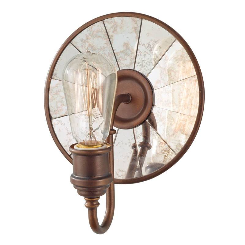 Wandlampe Urban Renewal mit Spiegelglas in Bronze von FEISS