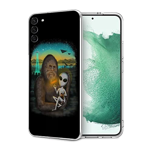 Entworfen für Samsung Galaxy S22 Hülle, Vintage Fantasy Aliens und Bigfoot TPU Handyhülle für Mädchen Frauen Männer, Mode Ästhetisch Cool Schutzhülle Clear Case Entworfen für Samsung Galaxy S22 Hülle, Vintage Fantasy Aliens und Bigfoot TPU Handyhülle für Mädchen Frauen Männer, Mode Ästhetisch Cool Schutzhülle Clear Case von FEIZHIRUNAI