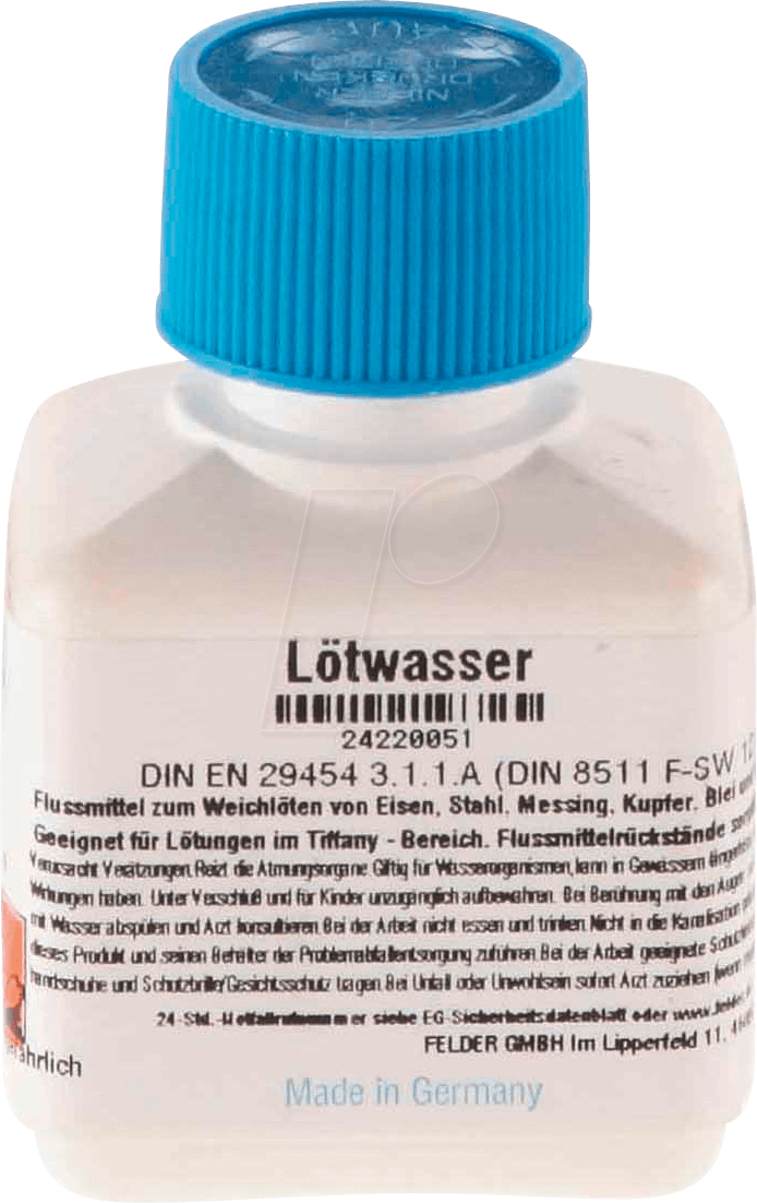 LW FE 242200511 - Lötwasser, (Hobby), 100 ml von FELDER LÖTTECHNIK