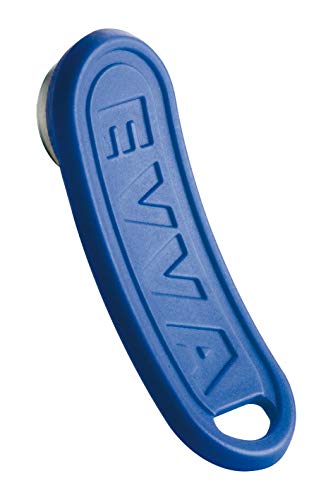 EVVA e-primo iButton Identmedium 512 Byte | Schlüsselanhänger für EVVA e-primo iButton Komponenten | 5 Farben auswählbar | blau von FELGNER