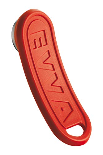 EVVA e-primo iButton Identmedium 512 Byte | Schlüsselanhänger für EVVA e-primo iButton Komponenten | 5 Farben auswählbar | rot von FELGNER