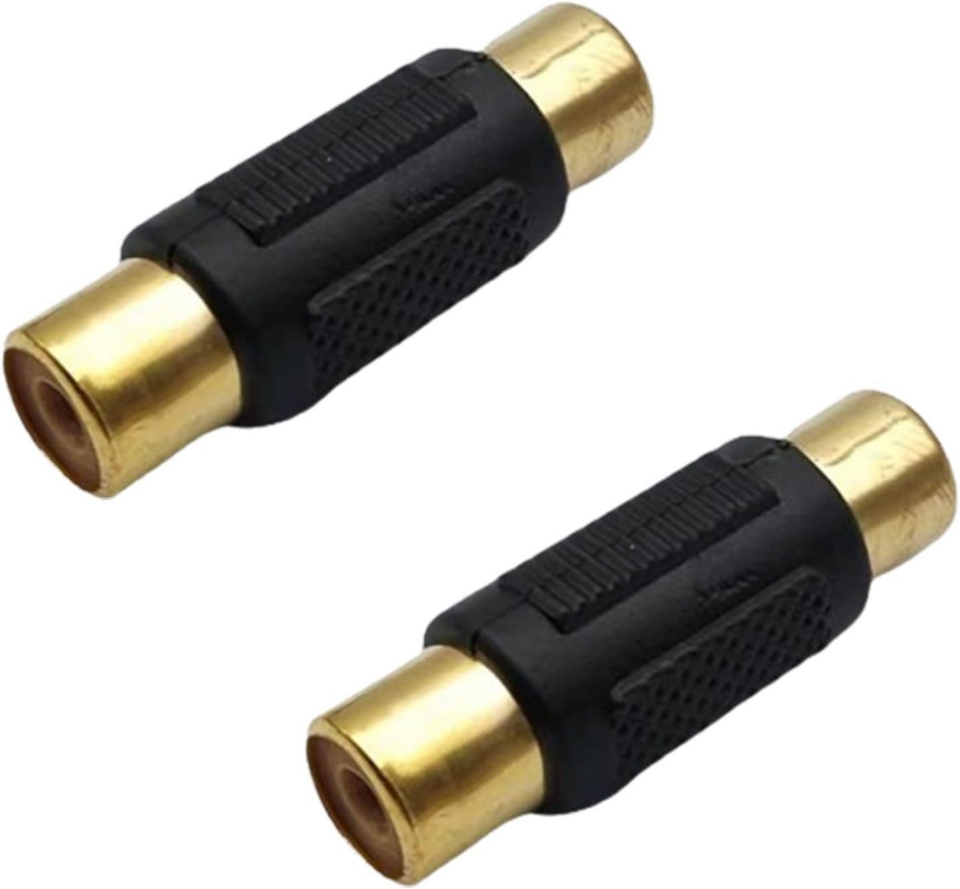 FELIXLEO 2 Stück Cinch Kupplung Buchse auf Buchse Audio Video Adapter Adapter von FELIXLEO