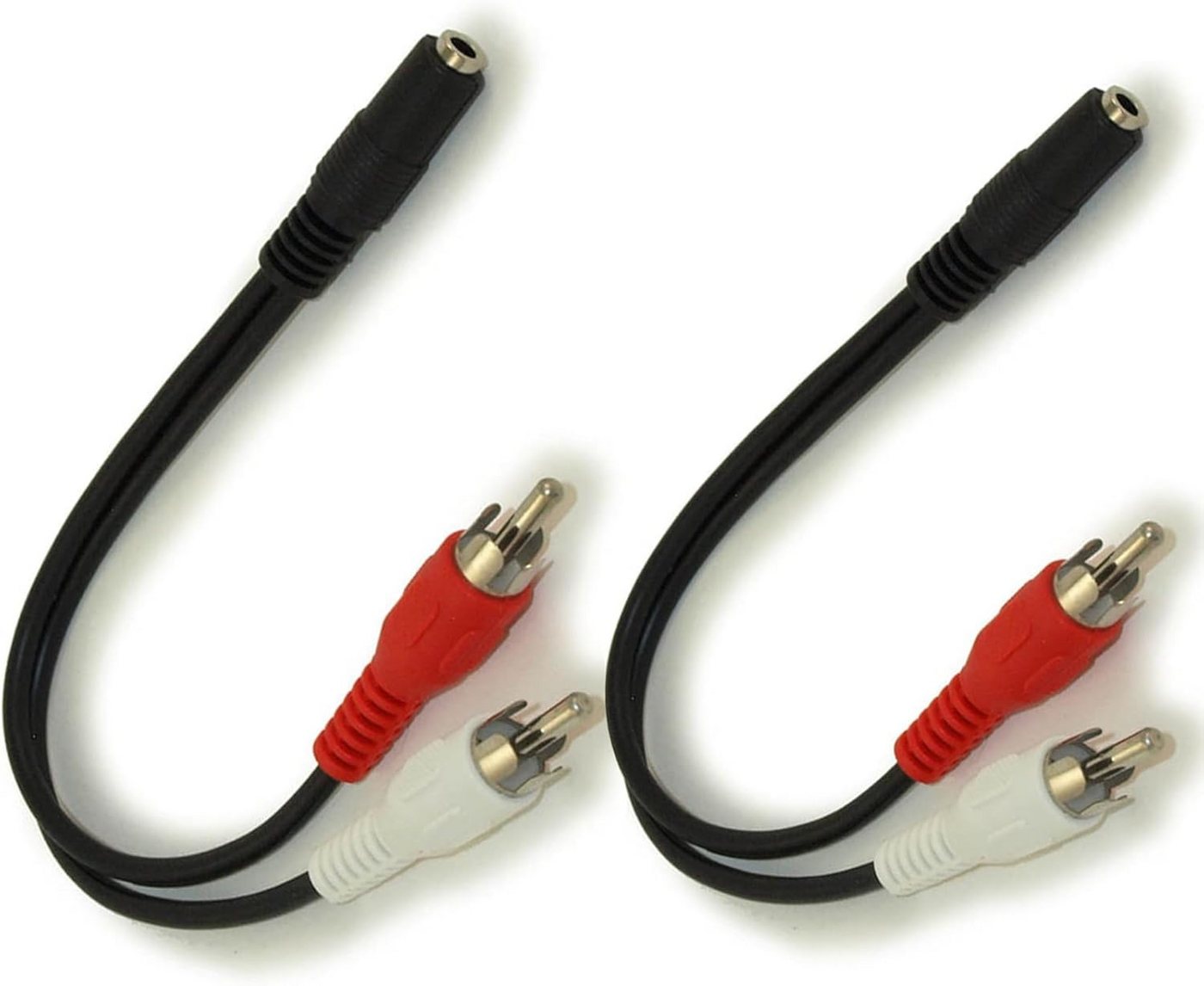FELIXLEO 2 Stücke Cinch Klinke Adapter, Klinke Buchse auf Zwei Cinch Stecker Adapter FELIXLEO 2 Stücke Cinch Klinke Adapter, Klinke Buchse auf Zwei Cinch Stecker Adapter von FELIXLEO