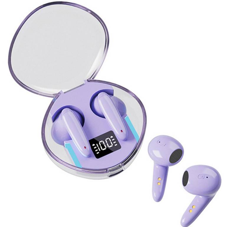 FELIXLEO Kabellose Ohrhörer, 5.3 Bluetooth Kopfhörer, Digitale Anzeige In-Ear-Kopfhörer von FELIXLEO