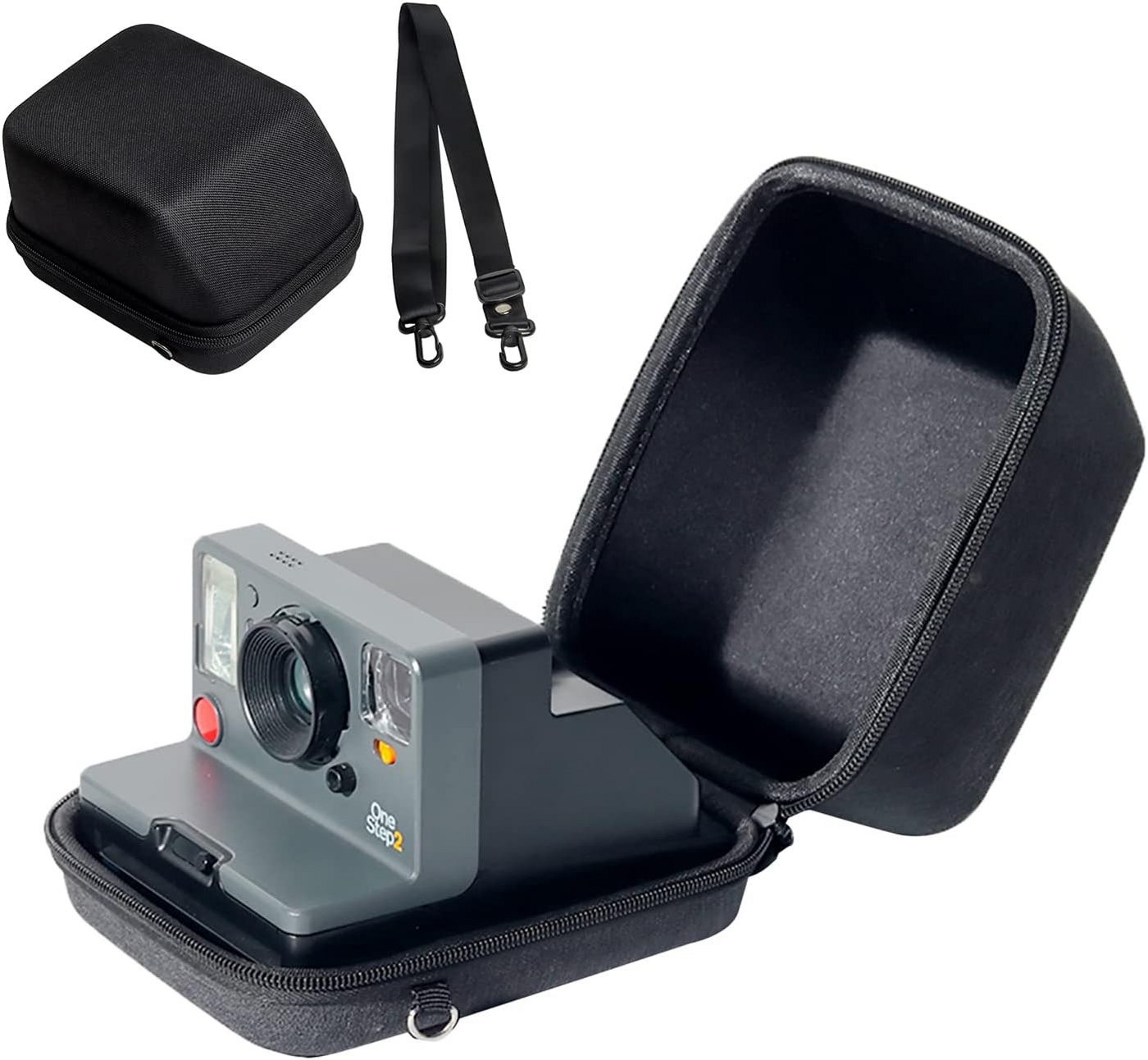FELIXLEO Kameratasche Hard Case for Polaroid OneStep 2 Fabric Protective Case - Black, black von FELIXLEO