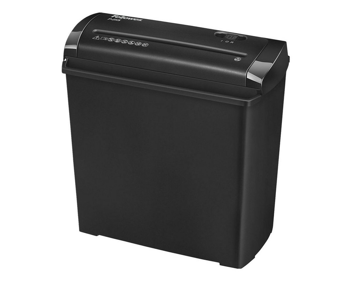 FELLOWES Aktenvernichter Powershred P-25S, Streifenschnitt 7 mm, bis 5 Blatt, 11 Liter von FELLOWES