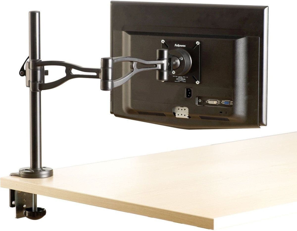 FELLOWES Einzel-Monitorarm Professional Series schwarz 10 kg Klemmhalterung. Monitor-Halterung FELLOWES Einzel-Monitorarm Professional Series schwarz 10 kg Klemmhalterung. Monitor-Halterung von FELLOWES