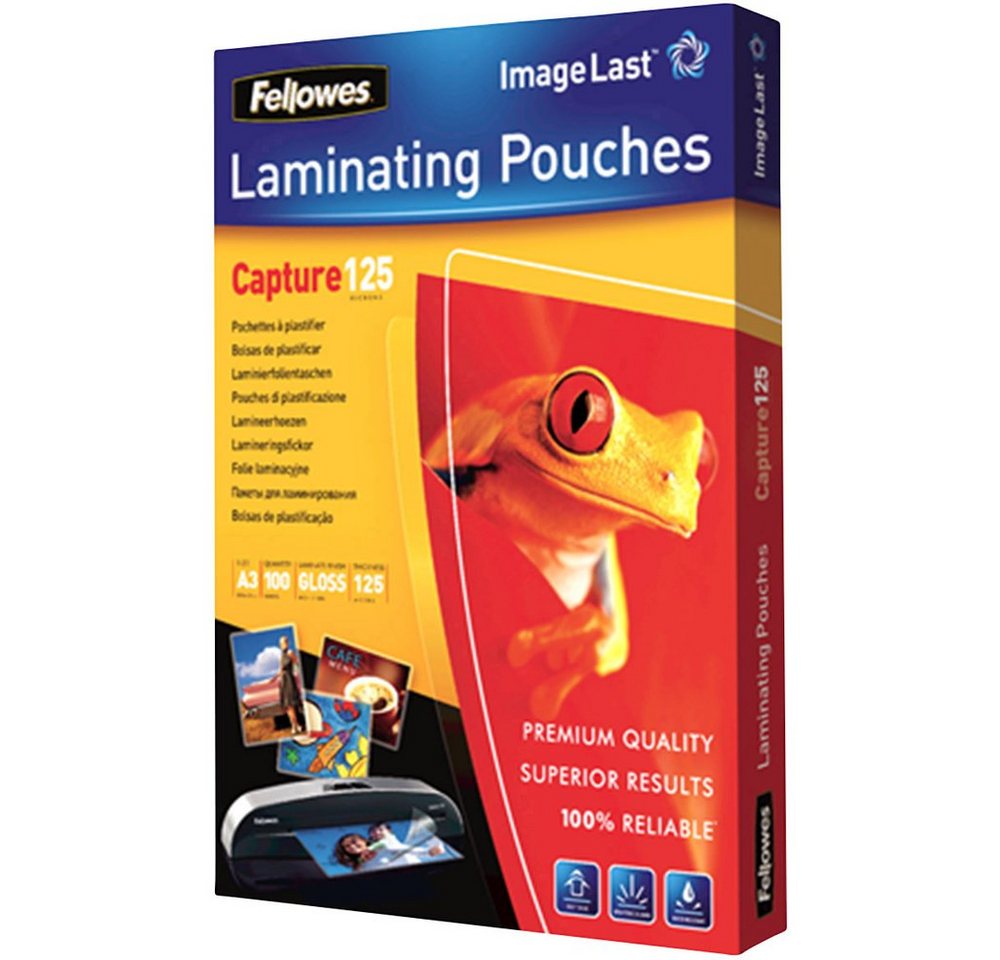 FELLOWES Laminiergerät Fellowes Laminierfolie DIN A3 125 micron glänzend 100 St. FELLOWES Laminiergerät Fellowes Laminierfolie DIN A3 125 micron glänzend 100 St. von FELLOWES