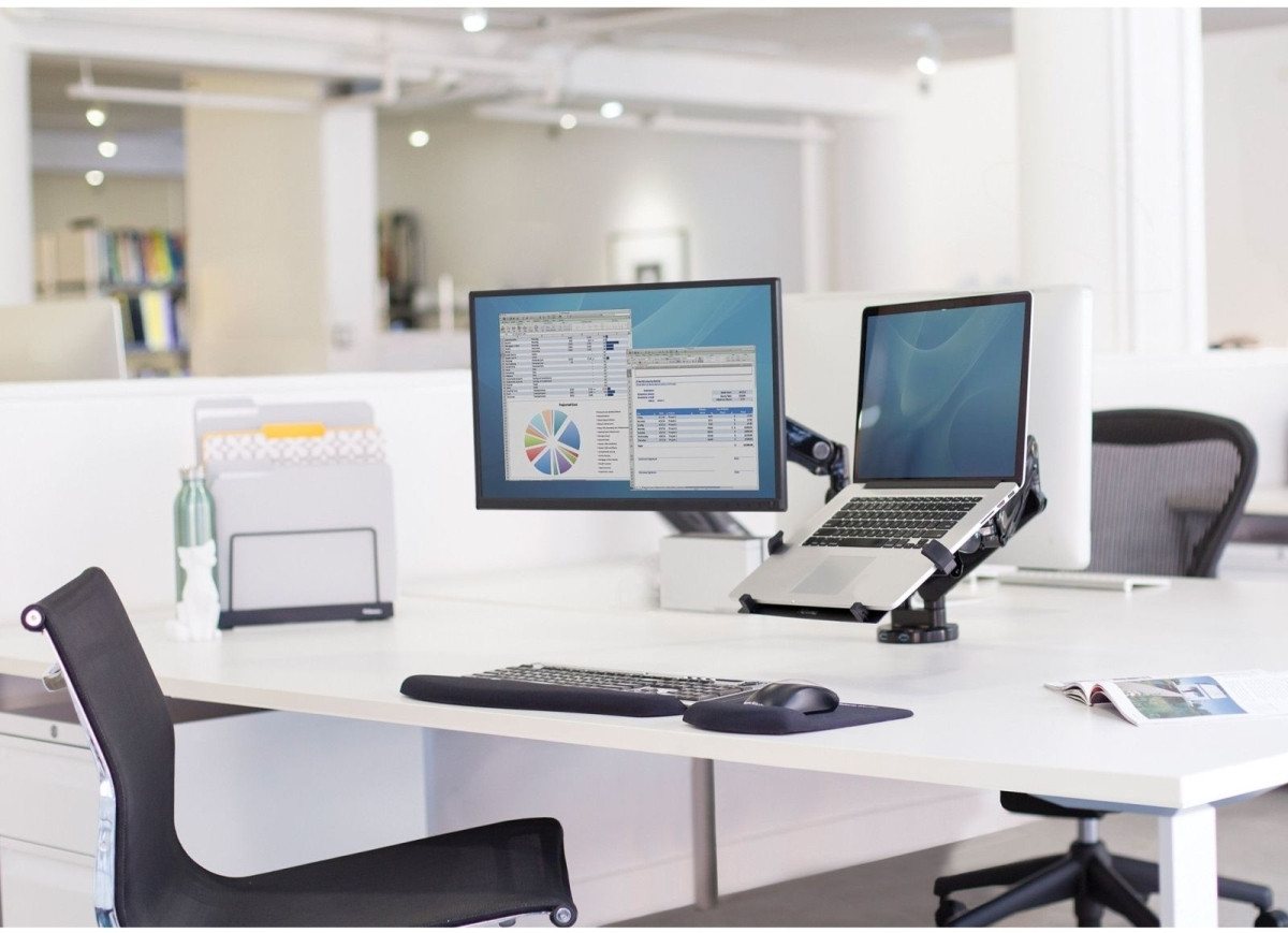 FELLOWES Laptop-Plattform Zubehör für Monitorarm schwarz Monitor-Halterung FELLOWES Laptop-Plattform Zubehör für Monitorarm schwarz Monitor-Halterung von FELLOWES