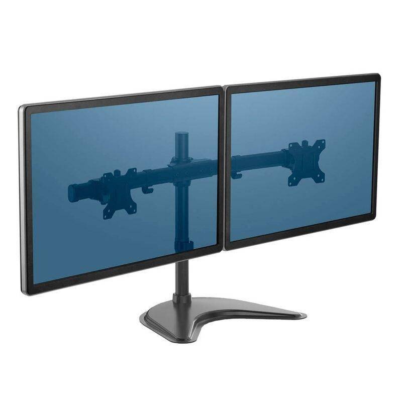 Fellowes Monitor-Halterung Dual schwarz von FELLOWES