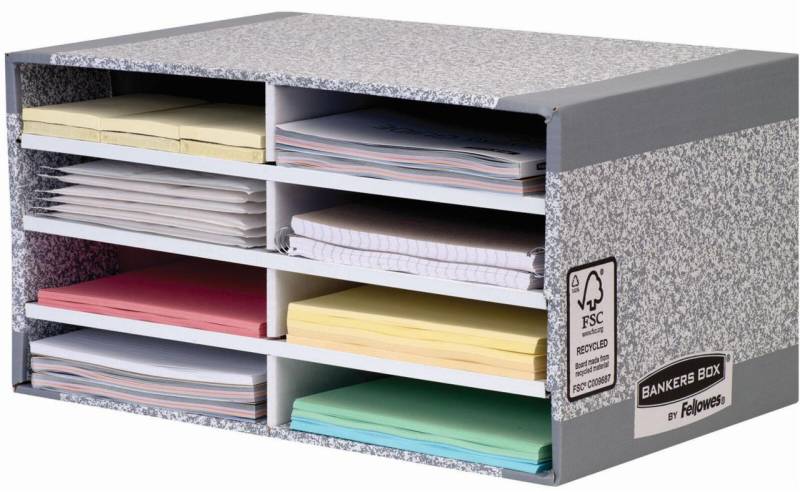 Fellowes Sortierstation DIN A4 8-Fach grau von FELLOWES