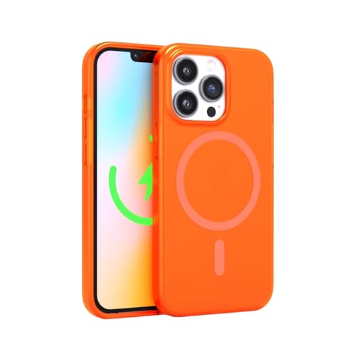 FELONY CASE - Neon Orange Crystal Clear Handyhülle für iPhone 15 Pro Max Kompatibel mit MagSafe - 360° Stoßfeste Schutzhüllen Entwickelt für Apple iPhone 15 Pro Max FELONY CASE - Neon Orange Crystal Clear Handyhülle für iPhone 15 Pro Max Kompatibel mit MagSafe - 360° Stoßfeste Schutzhüllen Entwickelt für Apple iPhone 15 Pro Max von FELONY CASE